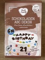 Mängden socker i Schokoladen ABC Dekor