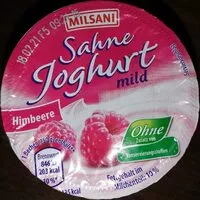 Mängden socker i Sahne Joghurt mild Himbeere