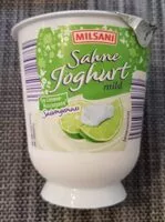 Mängden socker i Sahnejoghurt mild