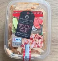 Mängden socker i Pikanter Fleischsalat