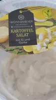 Mängden socker i Kartoffelsalat mit Ei und Gurke