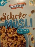 Mängden socker i Schoko Müsli