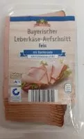 Mängden socker i Bayerischer Leberkäse-Aufschnitt fein mit Backkruste