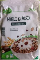 Mängden socker i Bio-Müsli Klassik - Dinkel und Schoko