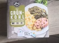 Mängden socker i Grünkohl mit Kasselerbraten aus der Hüfte und Kartoffelwürfeln in würzigem Aufguss