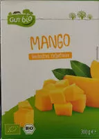 Mängden socker i Bio-Mango, geschnitten, tiefgefroren