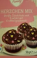 Mängden socker i Herzchen mix