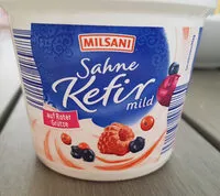 Mängden socker i Sahne Kefir auf Roter Grütze