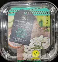 Mängden socker i Rahm-Gurkensalat
