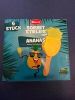 Mängden socker i Ananas Sorbet Stieleis