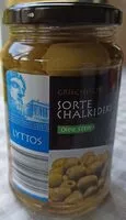 Mängden socker i Griechische Oliven -- Sorte Chalkidiki Glas