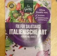 Mängden socker i Fix für Salatsauce Italienische Art