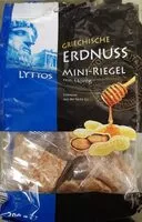 Mängden socker i Erdnuss-Miniriegel mit Honig