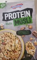 Mängden socker i Protein nuss Müsli