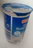 Mängden socker i Reine Buttermilch