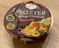 Mängden socker i Obatzda Röstzwiebel