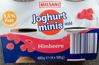 Mängden socker i Joghurt minis mild Himbeere