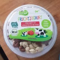 Mängden socker i Erdbeerjogurt mit schokolierten Getreide-Kühen