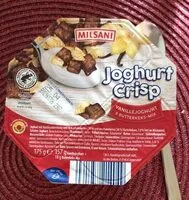 Mängden socker i Joghurt crisp