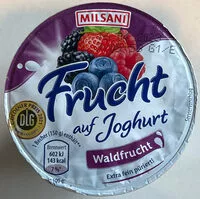 Mängden socker i Frucht auf Joghurt Waldfrucht