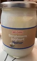 Mängden socker i Bergbauern-Joghurt - Natur