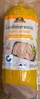 Mängden socker i Landleberwurst Apfel-Zwiebel