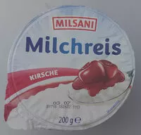 Mängden socker i Milchreis Kirsche