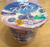 Mängden socker i Sahne-Kefir mild auf Heidelbeere