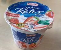 Mängden socker i Sahne-Kefir auf Erdbeere