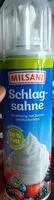 Mängden socker i sprühfertige Schlagsahne