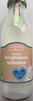 Mängden socker i Frische Bergbauen Milch