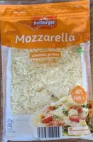Mängden socker i Mozzarella gerieben - Der Milde