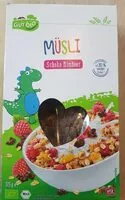 Mängden socker i Müsli Schoko Himbeer