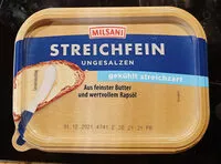 Mängden socker i streichfein ungesalzen