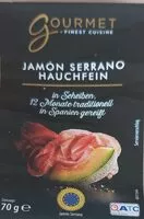 Mängden socker i Jamón Serrano Hauchfein