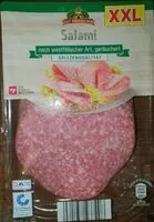 Mängden socker i Salami nach westfälischer Art, geräuchert