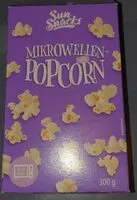 Mängden socker i Mikrowellen Popcorn Süß