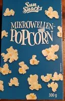 Mängden socker i Mikrowellen-Popcorn salzig