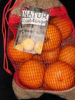 Mängden socker i Weihnachts-Clementinen im Jutesack