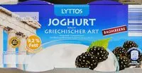 Mängden socker i Joghurt nach griechischer Art - Brombeere