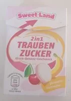 Mängden socker i Traubenzucker 2in1 Kirsch-Banane-Geschmack