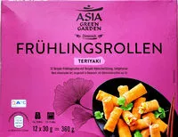 Mängden socker i Frühlingsrollen - Teriyaki