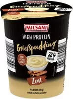 Mängden socker i Grießpudding High-Protein - Zimt