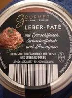 Mängden socker i Leberpâté mit Hirschfleisch Schweinefleisch und Armagnac