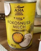 Mängden socker i Kokosnussmilch - Gelbes Curry