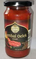 Mängden socker i Sambal Oelek - scharf