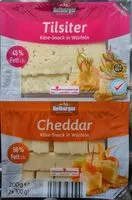 Mängden socker i Käsesnack in Würfeln - Tilsiter & Cheddar