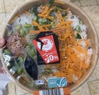 Mängden socker i Pokebowl - Lachs
