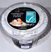 Mängden socker i Garnelen in Dillcreme