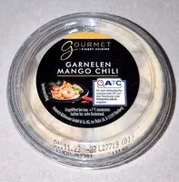 Mängden socker i Garnelen Mango-Chili